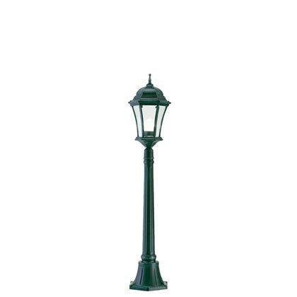 Petite lampe à poteau pour jardin couleur noire et verte pour ligne courbe extérieure Sovil prezzo