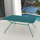 Tavolo da Giardino 150x80xH75 cm in metallo Cara Turchese