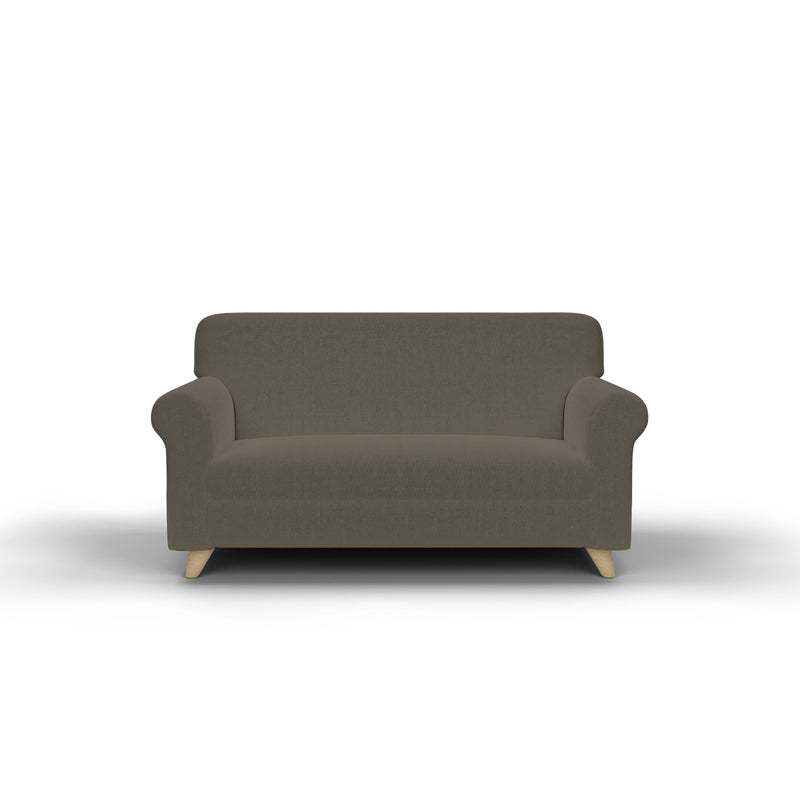 Copridivano Elasticizzato in Poliestere Tortora Varie Misure