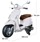 Piaggio Vespa Primavera Elettrica 12V per Bambini Bianca
