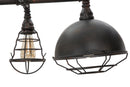 Lampadario Manhattan 7 Luci 111x48x58 cm in Ferro