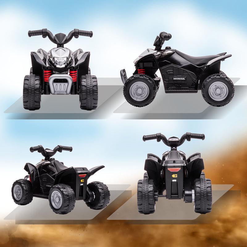Quad Elettrico per Bambini 6V Honda TRX 250X Nero