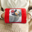 Borsa Acqua Calda Elettrica Scaldamani Ricaricabile Rosso