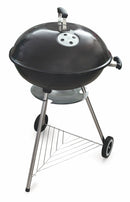 Barbecue a Carbone Carbonella Tondo con Ruote Soriani Nero