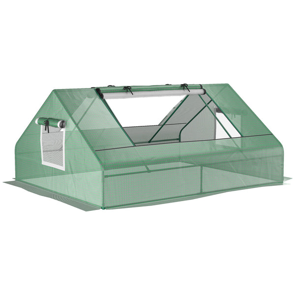 online Serra da Giardino 180x140x80 cm in Acciaio con Rivestimento Verde