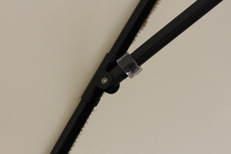 Ombrellone da Giardino Ø 2,5 m Palo Ø27 mm in Acciaio Maffei Kronos Tortora