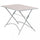 Table Bristol 110x70x72 h cm en Tortora Steel
