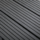 Pavimentazione da Esterno Incastrabile Piastrelle da Giardino 11 Mattonelle 30x30x2.2 cm Grigio 