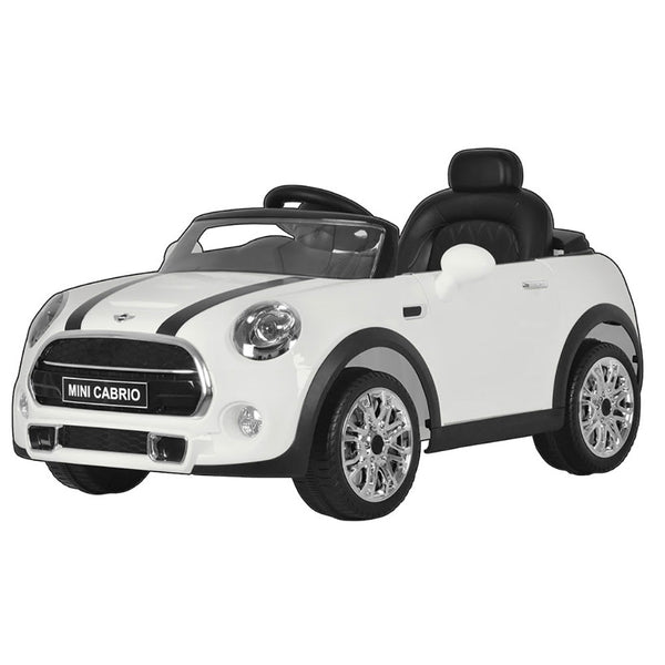 Voiture électrique pour enfants 12V avec permis Mini Cooper Cabrio Blanc prezzo