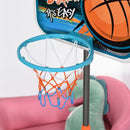 Set Canestro per Bambini con Palla da Basket e Pompa Gonfiaggio 
