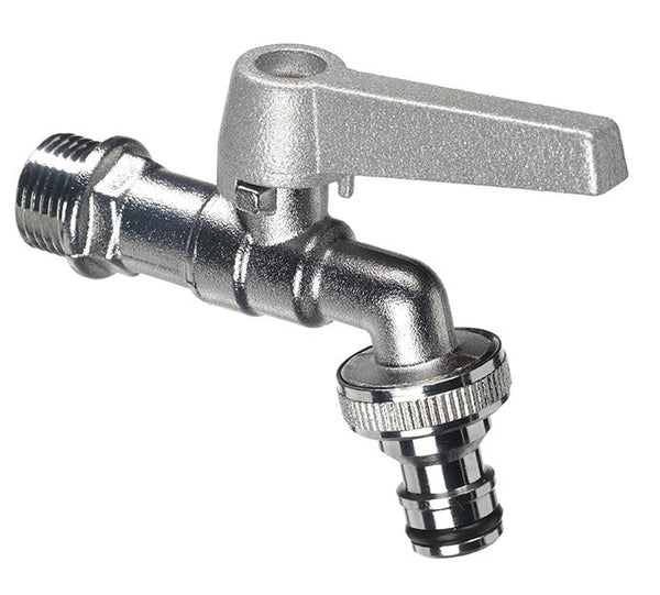 Robinet à bille pour fontaine de jardin avec levier coloré Belfer RUB/028 aluminium sconto