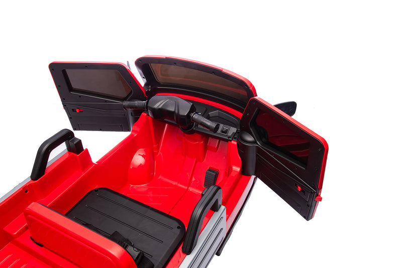 Macchina Elettrica per Bambini Licenza Piaggio Apecar 12V Rosso