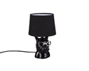 Lampada tavolo da Interno  E14 in Ceramica Nero