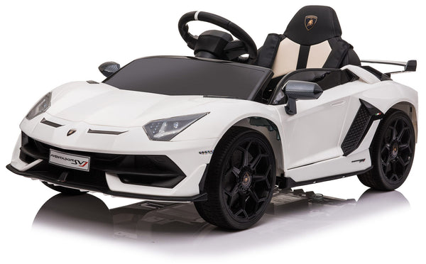Voiture électrique pour enfants 12V Lamborghini Aventador Blanc prezzo