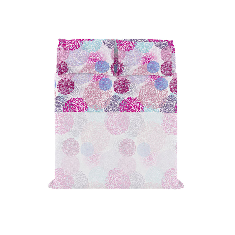 Set Lenzuola con Stampa Sopra Sotto e Federe Linea River Loira Varie Misure