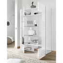 Mobile Vetrina 121x166x42 cm 2 ante Jasna bianca