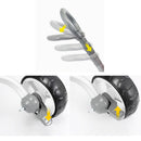 Triciclo per Bambini Passeggino Seggiolino Reversibile 6in1 Happy Kids Grigio