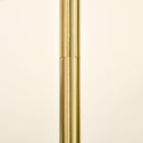 Lampada da Terra 35x35x165 cm E27 con 2 Paralumi a Sfera  Oro