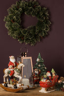 Statuina Babbo Natale 37,5 cm in Porcellana