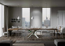 Tavolo Allungabile 200-460x90x77 cm Volantis Noce Telaio 4A 