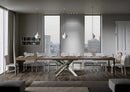 Tavolo Allungabile 140-400x90x77 cm Volantis Noce Telaio 4A 