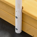 Sabbiera da Esterno per Bambini a Forma di Nave 158x78x45,5 cm con Contenitore in Legno