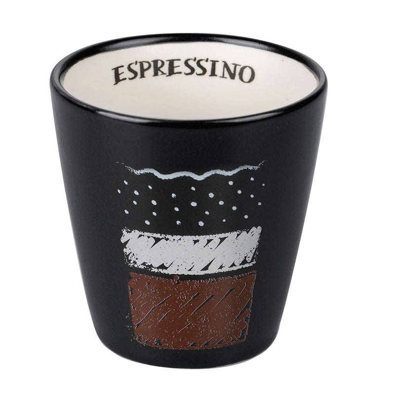 Set 6 Tazzine da Caffè Ø5x6 cm in Stoneware VdE Tivoli 1996 Un caffè come piace a me