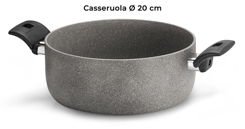 Batteria di Pentole 12 Pezzi in Alluminio Antiaderente Olympia Rockers