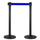 2 Tringles à Rideaux 3 mètres en Métal Noir Mat Ø36x101 cm Blue Ribbon