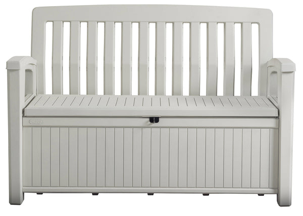 acquista Banc de jardin 132 x 89 x 61,2 cm en résine Keter Banc de terrasse Blanc