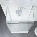 Box Doccia 3 Lati 1 Anta Scorrevole in Cristallo Trasparente 8mm H200 Bonussi Eliane