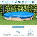 Sabbiera per Bambini 139,5x139,5x21,5cm con 4 Sedute Angolari e Copertura in Legno di Abete  