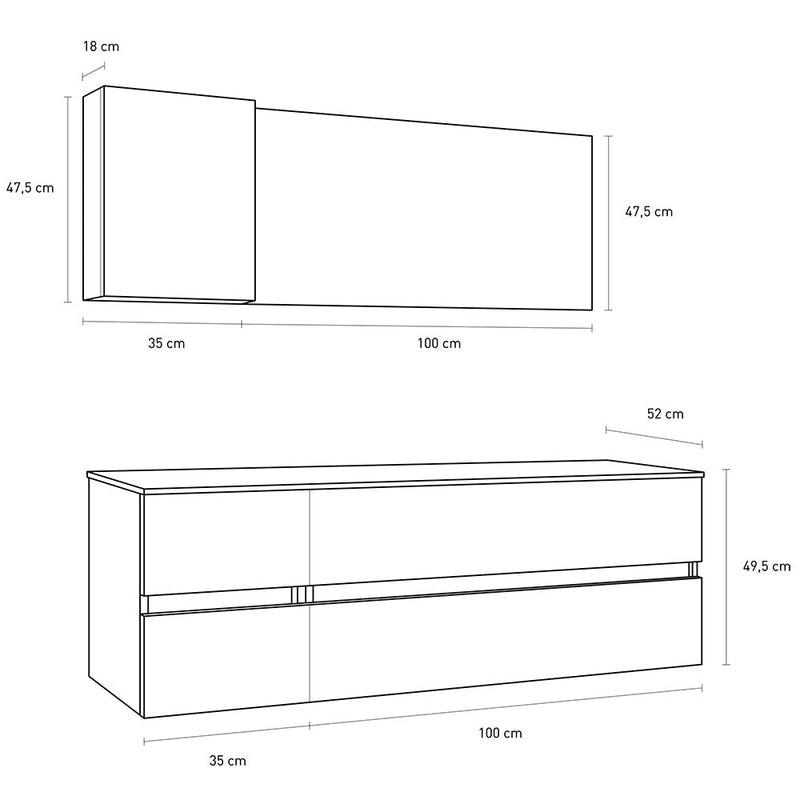 Mobile da Bagno sospeso Bali 01C Twist Corda TFT