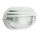 Lampada Applique Ovale Grande Colore Bianco per Esterno Linea Palpebra Sovil