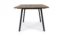 Tavolo Oslo Antracite/Naturale 160x90 cm in Legno