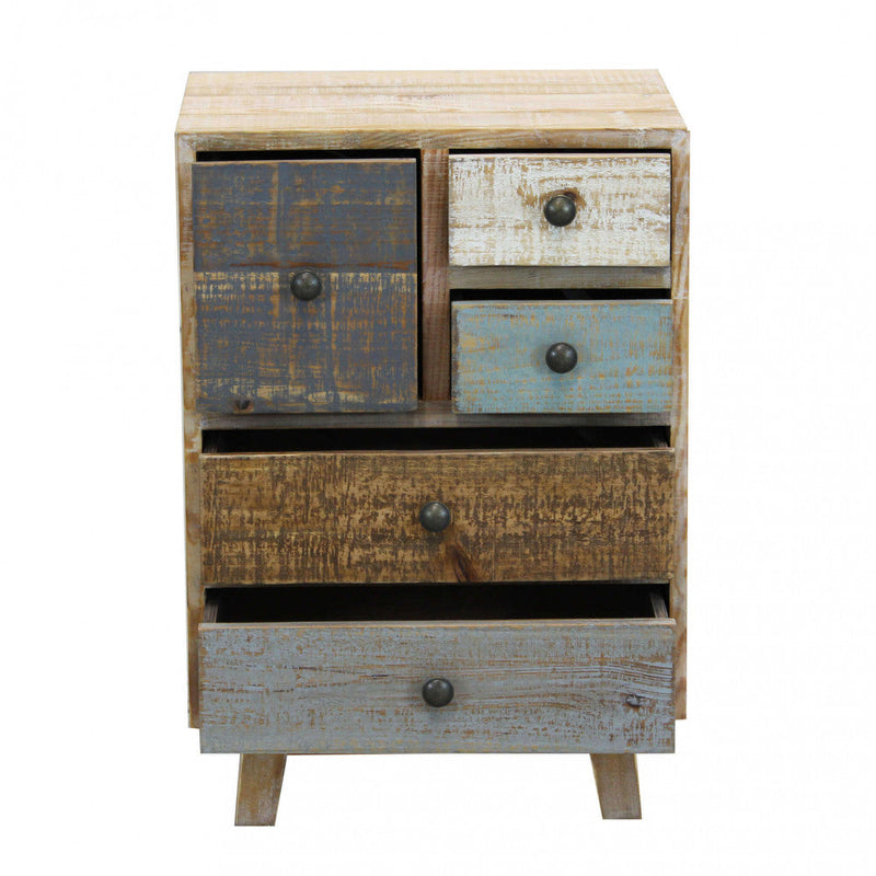 Mobile Wilson 45x35x64 h cm in Legno Multicolor