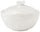 Petit Bol Ø15x8 cm avec Couvercle en Porcelaine Blanche Kaleidos Charme