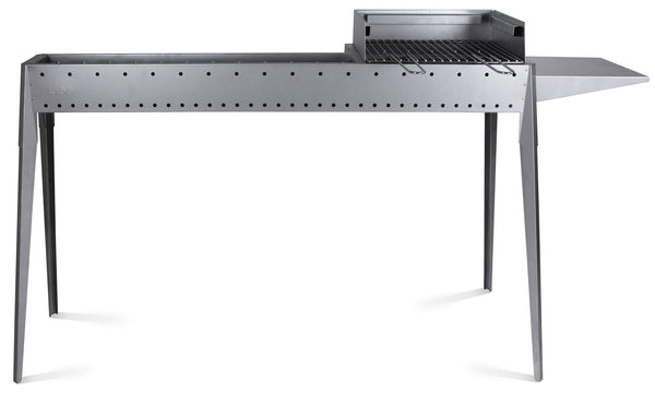 Cuisinière Arrosticini Charbon 120 cm avec Barbecue Lisa Luxury Miami Grill 800+400 F sconto