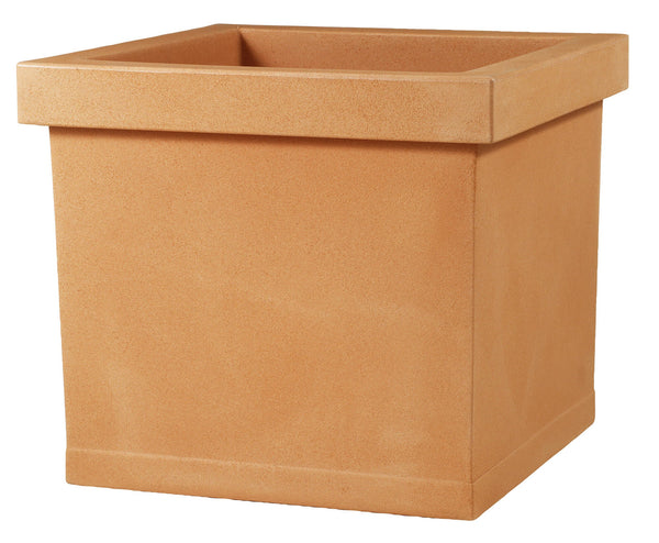 Tulli Résine Vase Carré Lisse Classique Vieilli Différentes Tailles sconto