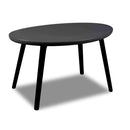 Set da Giardino Divano Poltrone e Tavolino in Polipropilene Grafite