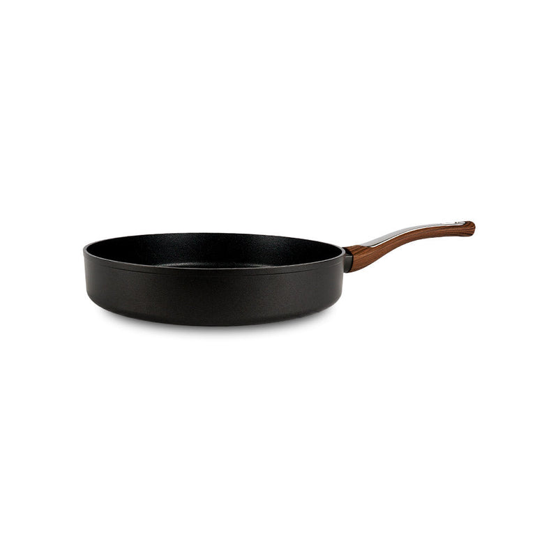Padella Ø 24 cm Antiaderente Induzione Silex Elegance Wood Nero