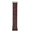 Libreria 5 Ripiani in Legno Marrone 30x17x90 cm 
