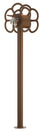 Fontana da Giardino con Rubinetto e Portatubo Integrato Belfer 42/SRF Ruggine