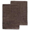 Set Spugna Asciugamani Ospite + Salvietta Marrone Chiaro