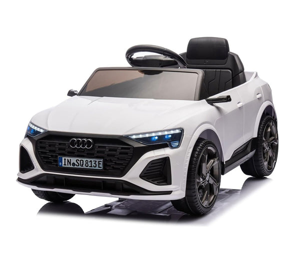 prezzo Macchina Elettrica per Bambini 12V Licenza Ufficiale Audi SQ8 E-Tron con Telecomando e Sedile Pelle Bianco