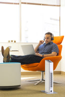 <p><em><strong>Sanificatore</strong></em></p><h2 class=&quot;subheading-desc&quot;>Sanificatore d'Aria a Raggi UV-C per Ambienti e Superfici in Presenza di Persone a Pavimento 80W Moel SAN003</h2><p>Per garantire la sicurezza delle persone in ambienti chi