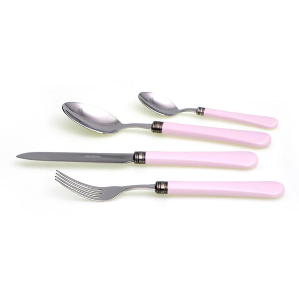 Service de Couverts 24 Pièces en Acier Inoxydable Rose Rivadossi Sandro Giulietta sconto