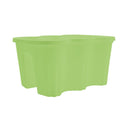 Fioriera da balcone 37x28x20cm in plastica polipropilene Verde