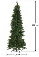 Albero di Natale Artificiale Adami K2 Verde Varie Misure