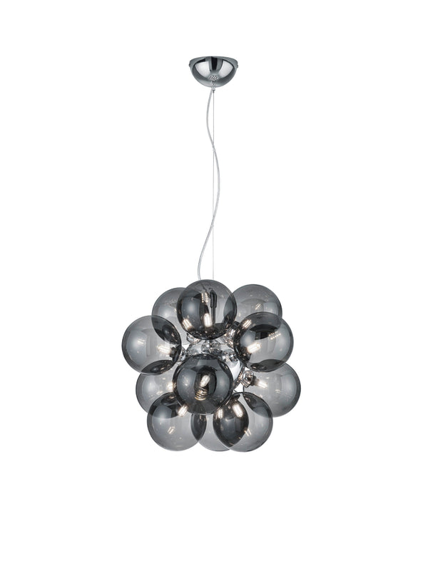 sconto Lampe à suspension d'intérieur G9 en métal chromé